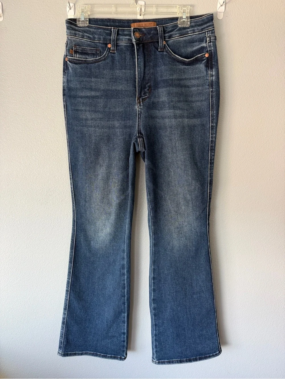 Judy Blue dark blue denim boot cut jeans Women’s sz 29 Short